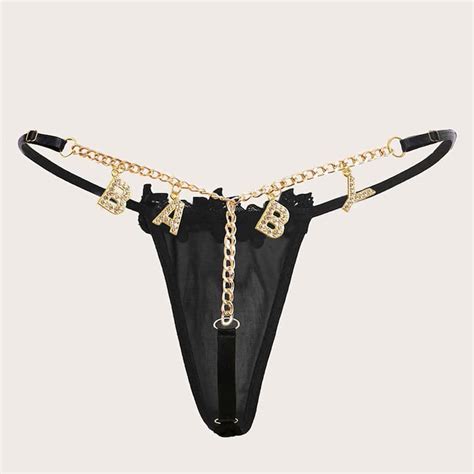 Benutzerdefinierter Tanga Bikini G Strings Tanga Kette Etsy Österreich