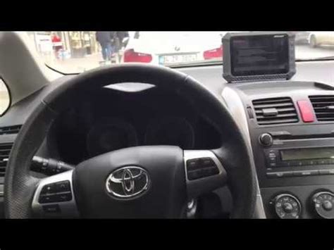 TOYOTA AURİS KAYIP ANAHTAR SORUNU VE ÇÖZÜMÜ 2012 YouTube