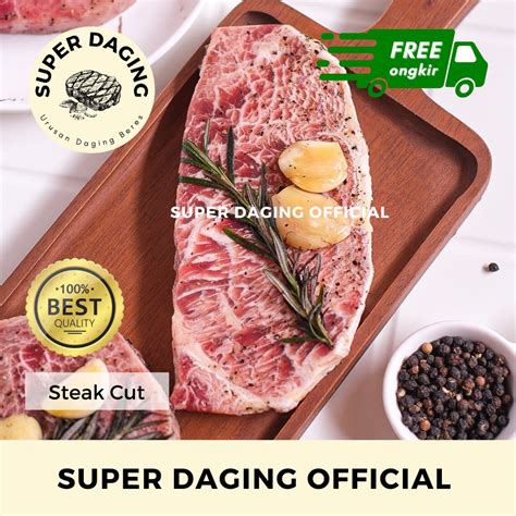 Jual Daging Steak Prime Sirloin Beef Meltik 200g Super Daging