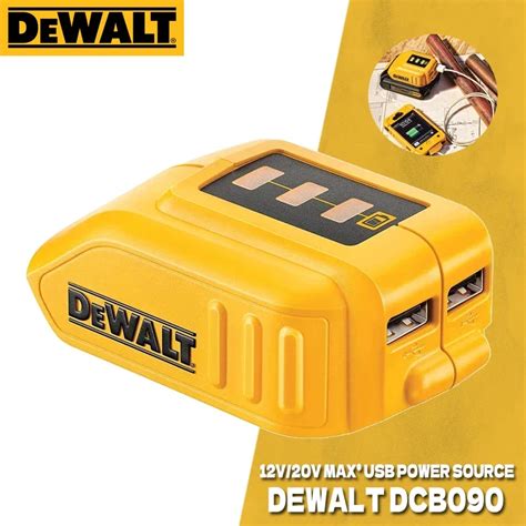 Dewalt Dcb V V Max Usb Power Source Adapter Batteries Charging