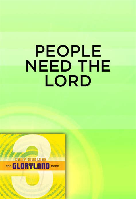 Prism Music People Need The Lord