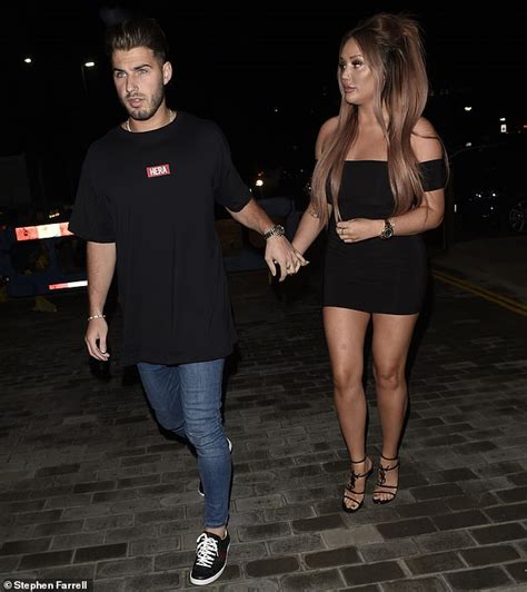 Charlotte Crosby Puts On A Leggy Display In A Tiny Black Bardot Dress