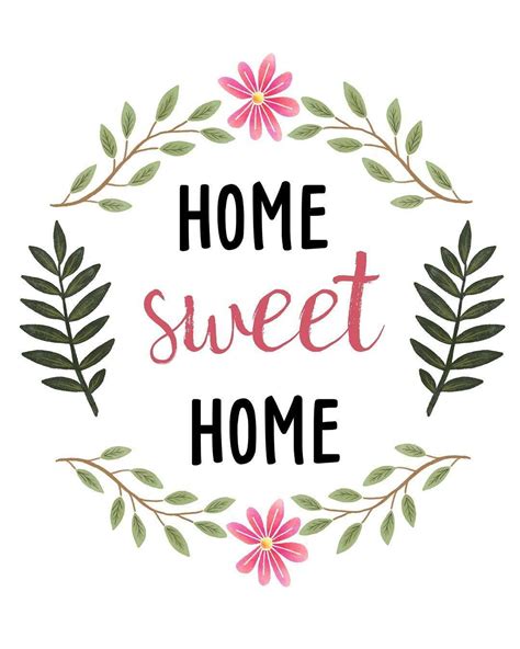 Download Simple Home Sweet Home Logo Wallpaper