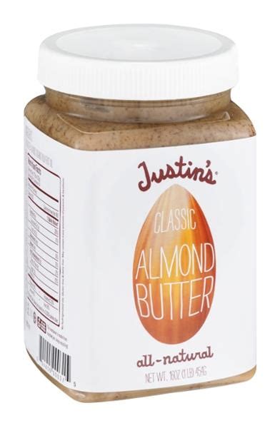 Justins Classic Almond Butter 16 Oz Jar Hy Vee Aisles Online