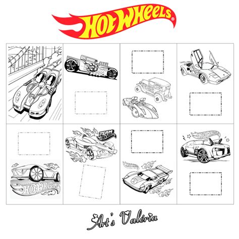 Álbum de Figurinhas Hot Wheels x cm Elo