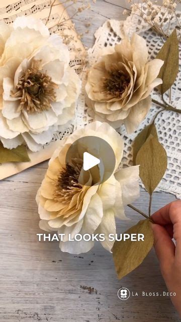 Bloss Deco On Instagram Flores De Papel Te Dejo Este Tutorial