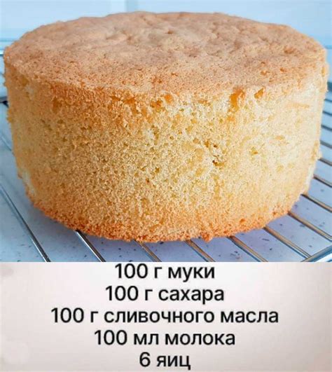 Бисквит для торта - простые рецепты пышного и воздушного бисквита