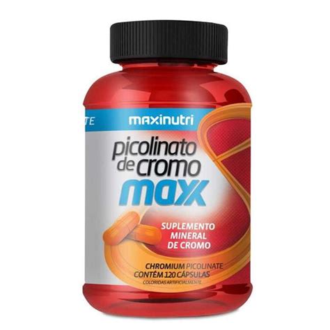 Cromo Maxx Maxinutri 120 Cápsulas Picolinato de Cromo Magazine Luiza