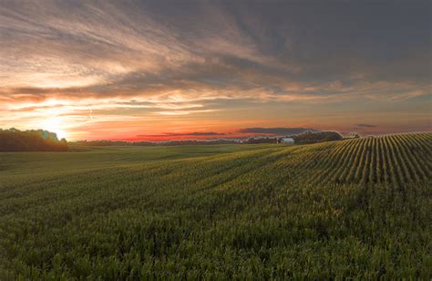 Sunset Near New Salisbury Indiana Dji Phantom Drone Forum