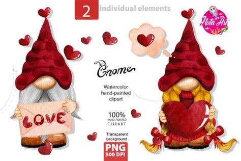 Leopard Gnomes For Valentines Day Graphic By Наталья Иванова