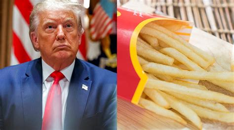 Trump Suggests Mcdonalds French Fries Are Responsible For Keeping His