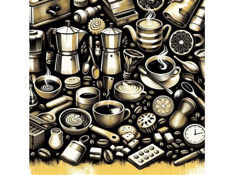 A Bundle Of Coffee Shop Items Graphic By Clipartguru · Creative Fabrica