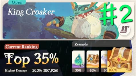 AFK Journey Dream Realm King Croaker Top 35 F2P YouTube