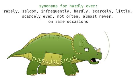 More 80 Hardly ever Synonyms. Similar words for Hardly ever.
