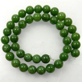 Uk Semi Precious And Gemstone Beads Malay Jade Dyed Sage Green