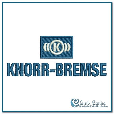 Knorr Bremse Logo Embroidery Design - Emblanka