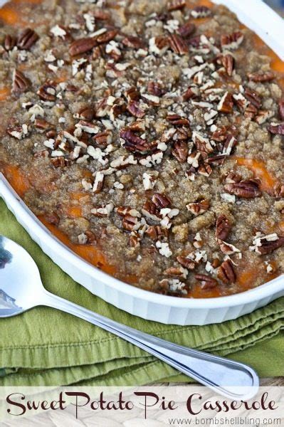 Sweet Potato Pie Casserole