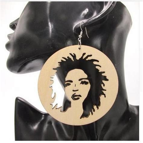 Lauryn Hill Earrings Natural Hair Earrings Afrocentric Earring Hip Hop