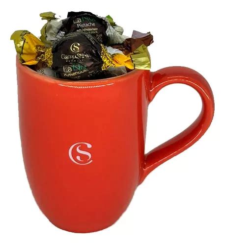 Kit Caneca Natal C Trufas Chocolate Cacau Show P Presente