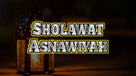 SHOLAWAT ASNAWIYAH LIRIK DAN TERJEMAH COVER BY GUS ALDI YouTube