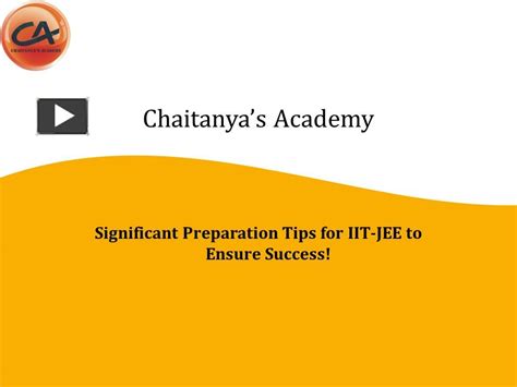 Ppt Preparation Tips For Iit Jee Powerpoint Presentation Free To Download Id 96688b Ngq4n