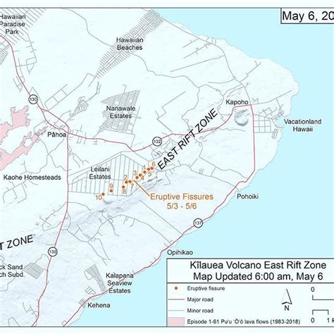 Where Is Kilauea Volcano Map | Volcano Erupt