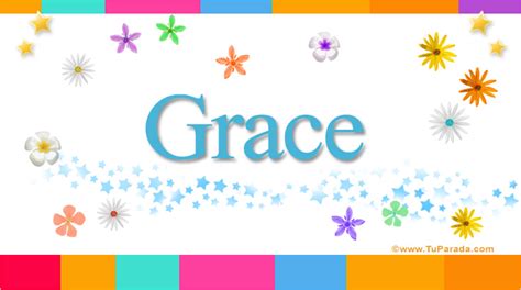 Grace Nombre Significado De Grace