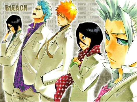 Grimmjow Jaegerjaquez Ichigo Kurosaki Rukia Kuchiki T Shir Hitsugaya