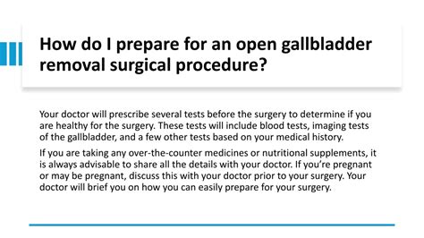 Ppt Open Gallbladder Removal Surgical Procedure Powerpoint Presentation Id12965793