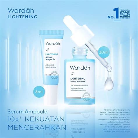 Jual Wardah Lightening Serum Ampoule 8ml 30ml Shopee Indonesia