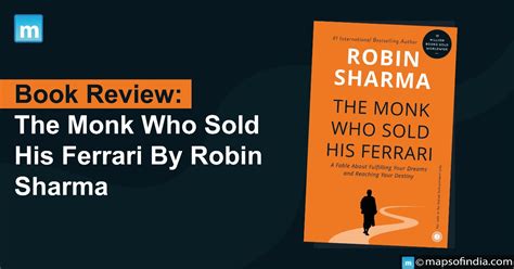 Book Review The Monk Who Sold His Ferrari By Robin Sharma Book