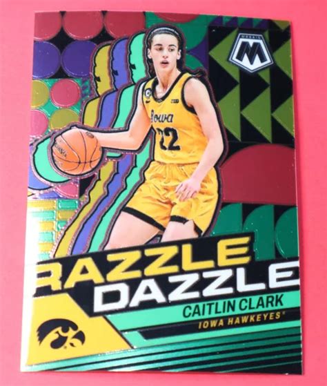 2024 PANINI CAITLIN Clark Collection Razzle Prizm RD2 Iowa Hawkeyes