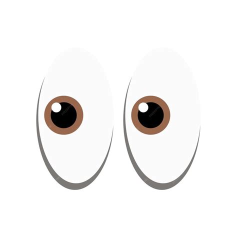 Premium Vector | White Eyes Emoji Icon Vector Illustration