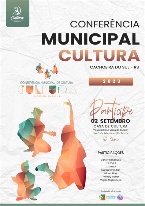 Confer Ncia Municipal De Cultura Ser Em Setembro Radiofandango