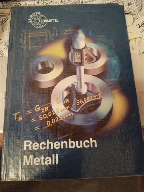 Rechenbuch Metall Von Europa Lehrmittel Kaufen Auf Ricardo