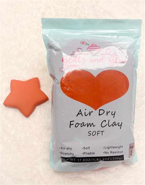 Soft Dark Red Foam Clay Foam Clay Glittz And Glue Foam Clay Fake