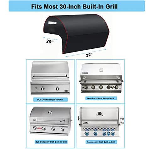 32 Inch Built In Grill Cover For Bull In 45005 30 Inch Grill Head Cover