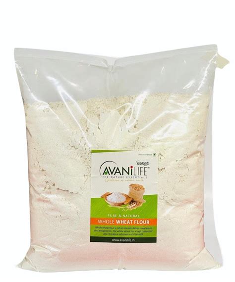 Avanilife Whole Wheat Flour Packaging Size 1 Kg Packaging Type