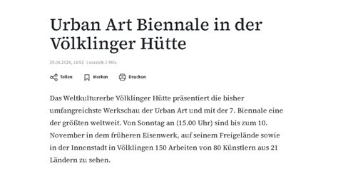 Urban Art In Der V Lkllnger H Tte Faz Net Mediathek