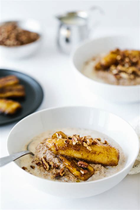 Paleo Porridge With Caramelized Bananas