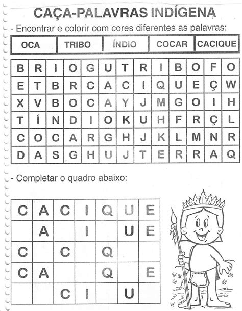 40 Atividades Para o Dia do Índio Blog Cantinho Alternativo