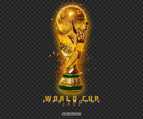 World Cup Fifa Trophy 2022 With Glowing Design Png - Image ID 488332 ...