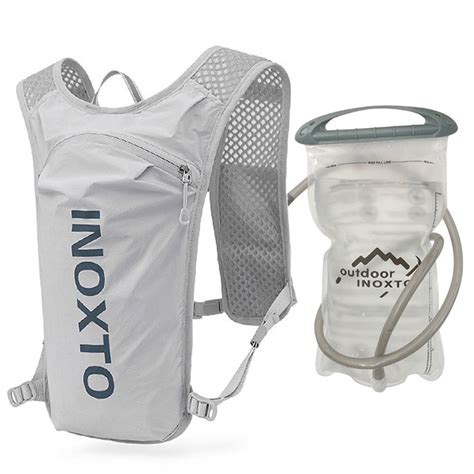 INOXTO Hydration Vest 5L Backpack With 1 5L Water Bladder Breathable