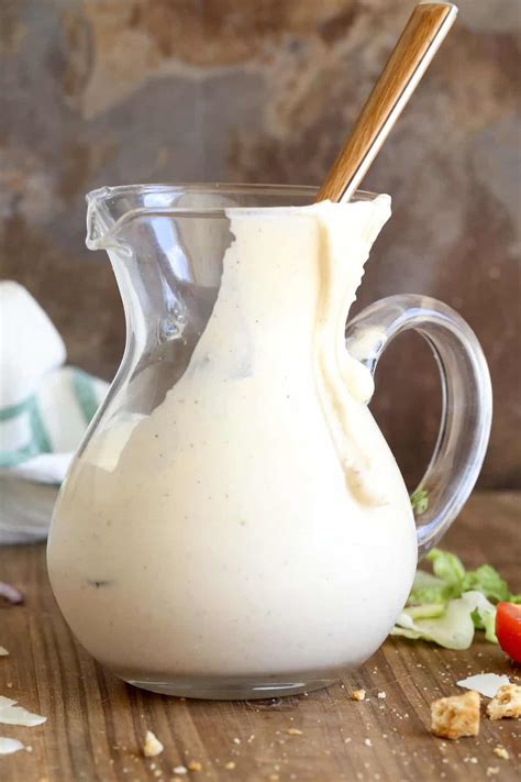 The BEST Caesar Salad Dressing Recipe