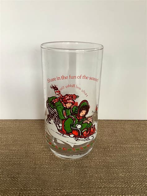 Vintage 1982 Holly Hobbie Limited Edition Coca Cola Tumbler Holly And