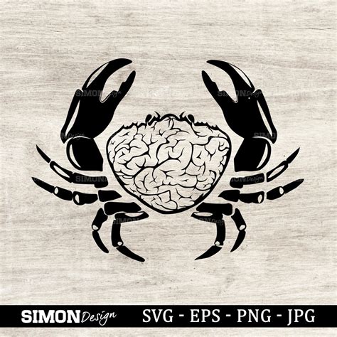 Crab Silhouette, Crab Clipart, Crab Svg, Cricut Files, Svg, Png, Eps ...