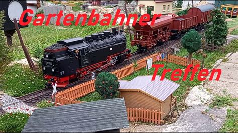 Gartenbahner Treffen sächsische Schmalspur LGB Spur G Gartenbahn