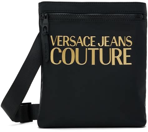 Versace Jeans Couture Black Logo Couture Bag SSENSE UK