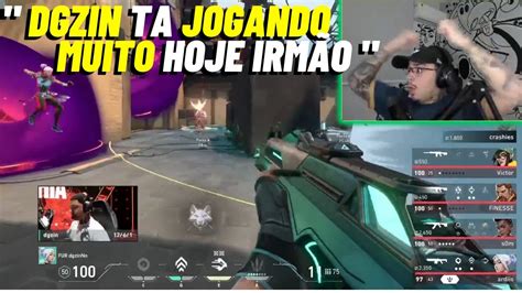 STREAMERS REAGINDO AO 4K DO DGZIN CONTRA NRG YouTube