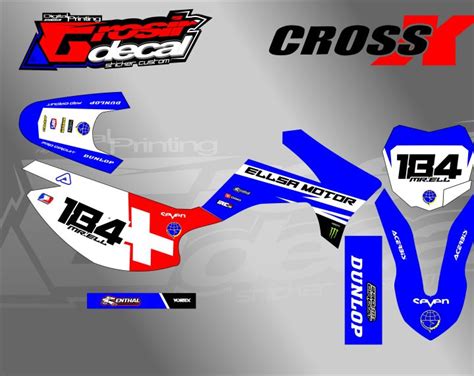 Decal Sticker VIAR CROSS X 150 200GT Dekal Stiker VIAR CROSS X 150